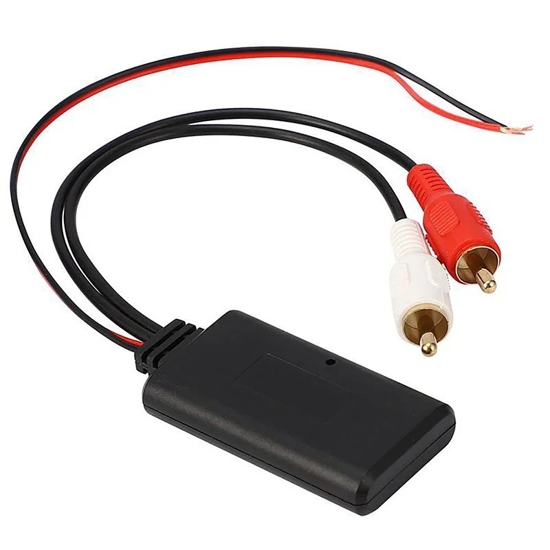 Car Audio Stereo Bluetooth AUX Receiver Module 2 RCA Interface Cable Adapter