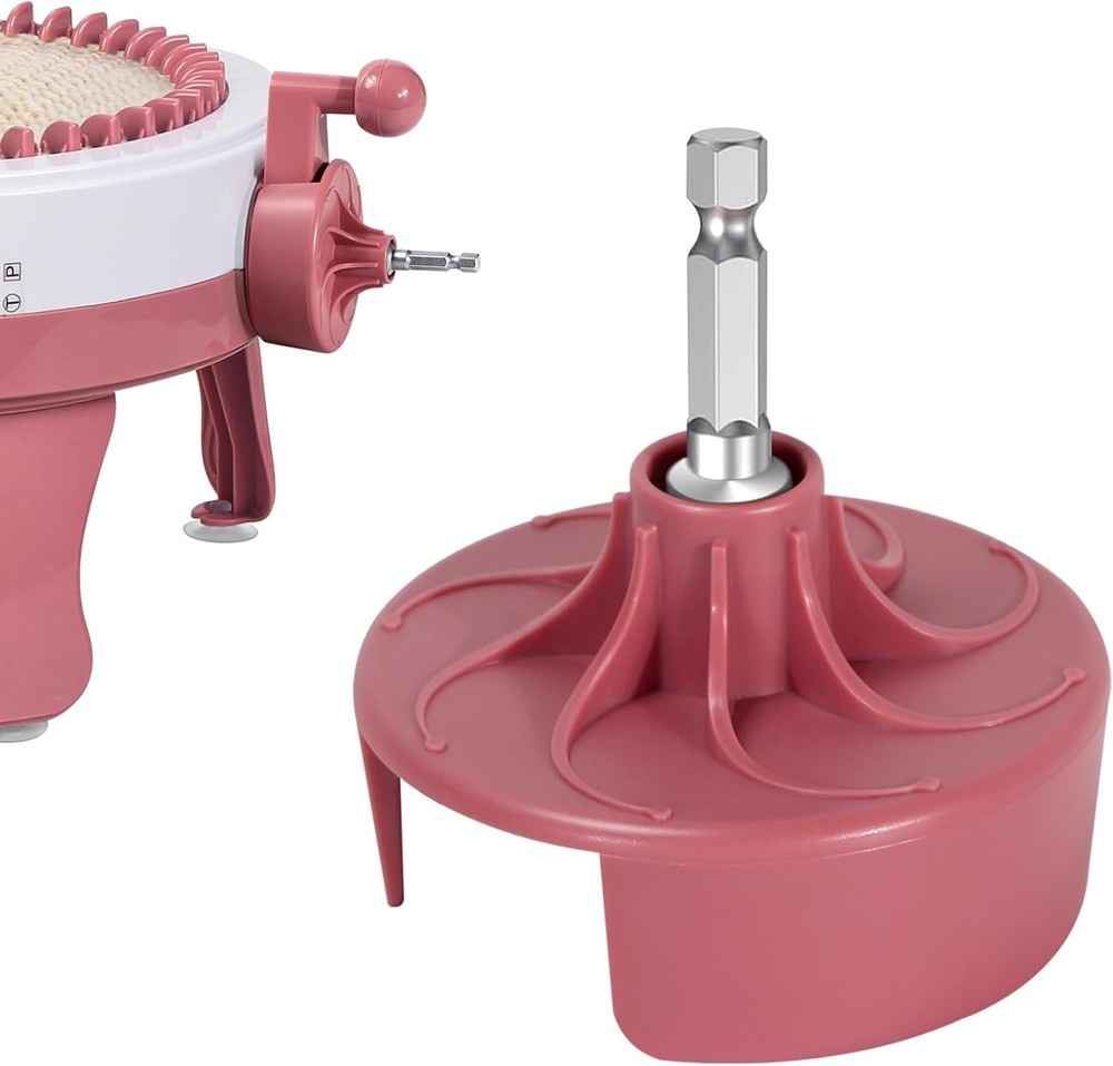 Knitting Machine Adapter Quick Knit Machine Attachment with Hexagonal Drill