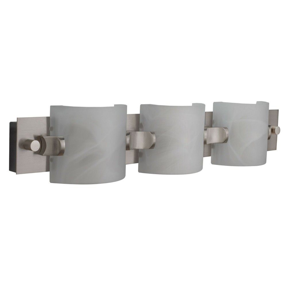 18" RV Bathroom Vanity 12V Led Brushed Nickel Camper Light Fixture