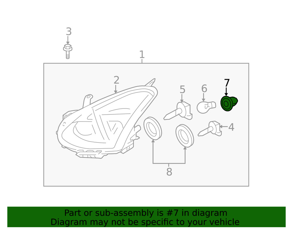 Genuine Socket Lamp 26242-0C800