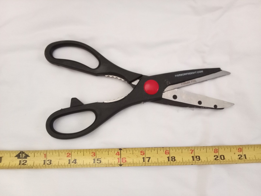 Harbor Freight Multipurpose Scissors 8.5”.