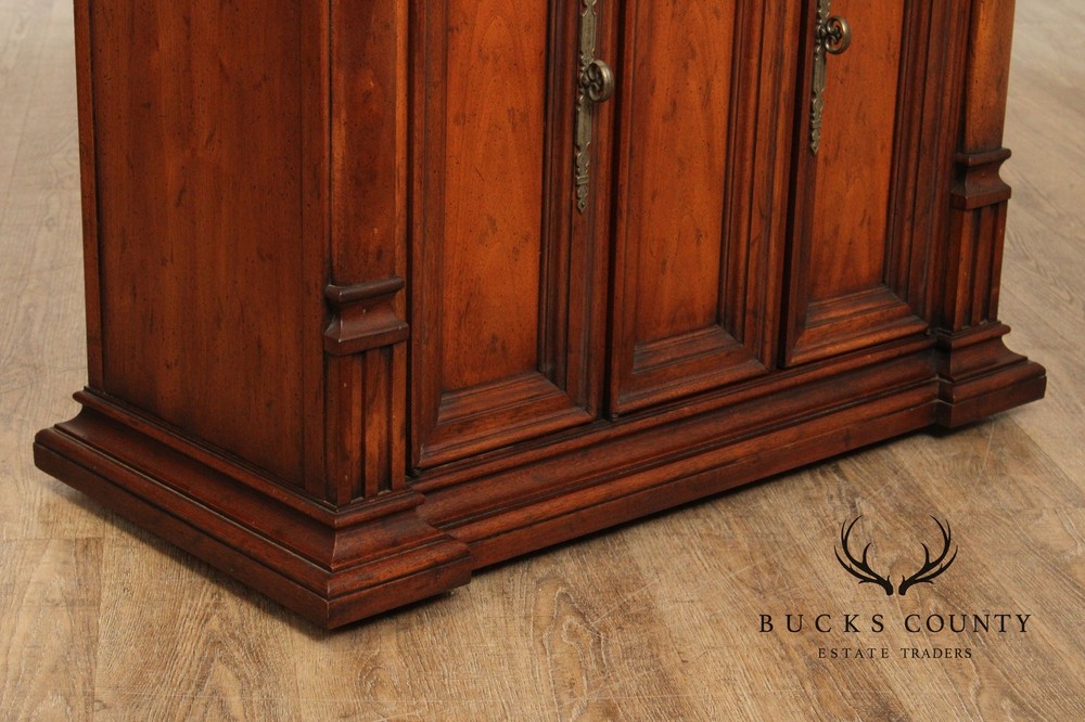 Drexel Italian Renaissance Style Walnut Flip Top Server