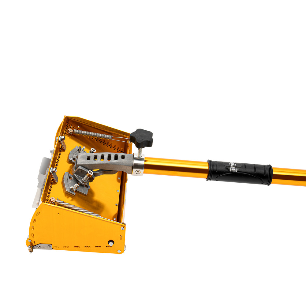 Adjustable 10" Drywall Taping Tools Flat Finishing Box Set w/ Extendable Handle