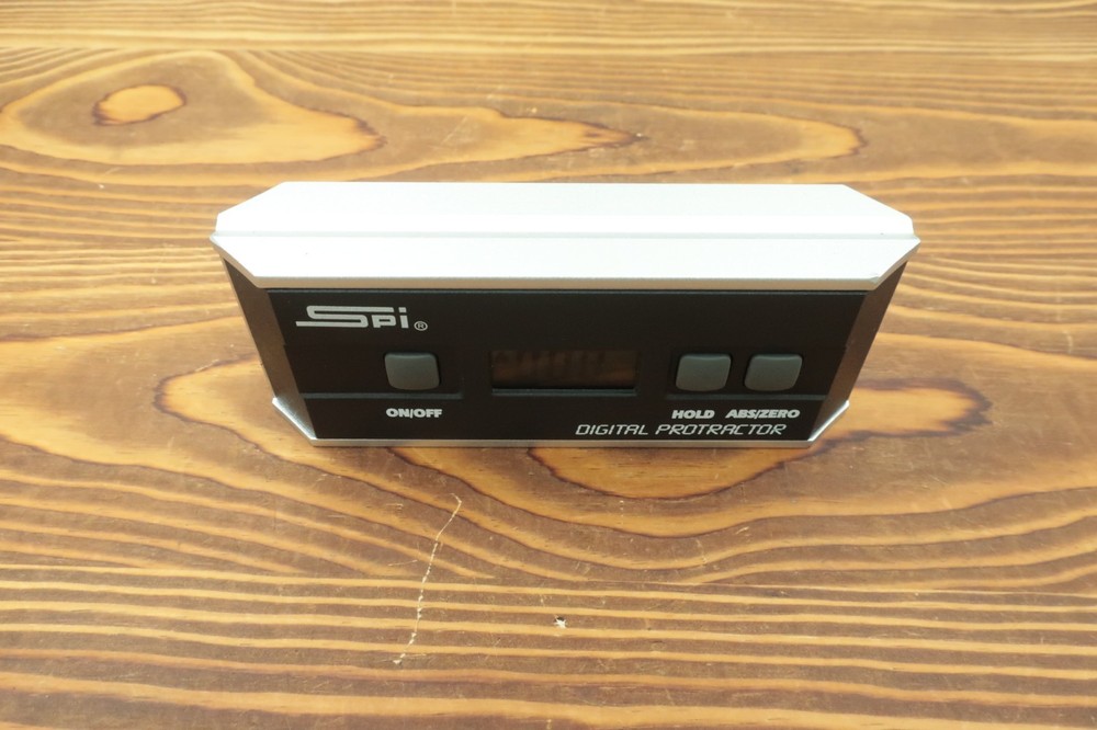 SPI 13-770-3 Digital Protractor with Case and Instructions Excellent