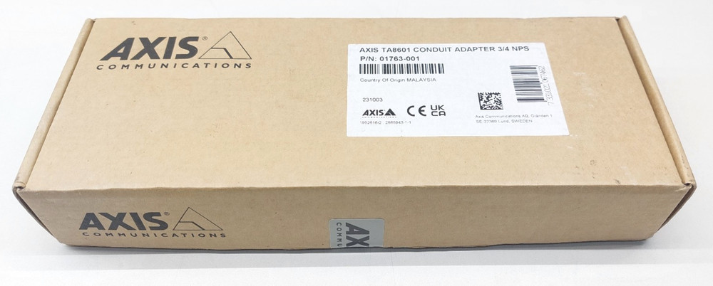 Axis TA8601 Conduit Adapter 3/4" NPS 01763-001