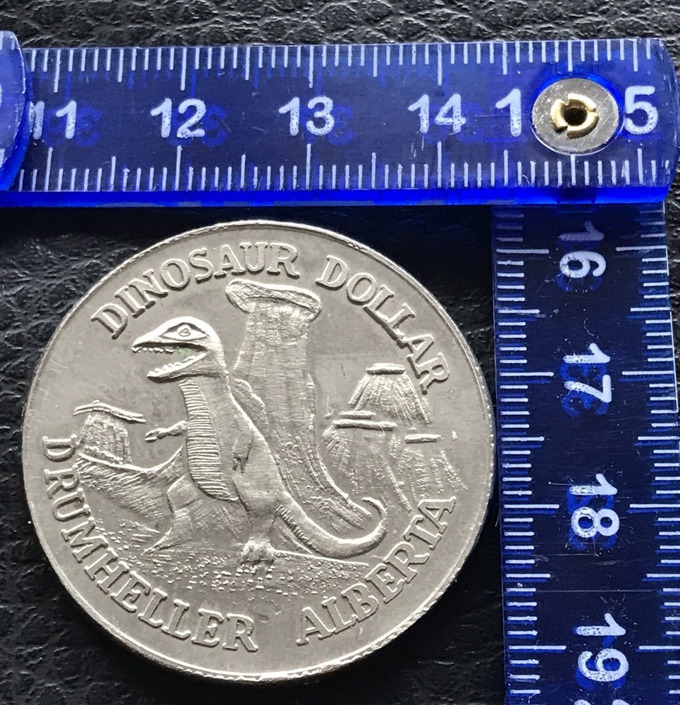 DINOSAUR DOLLAR DRUMHELLER ALBERTA - 1977 - 1 Dollar (1 CAD) Canada