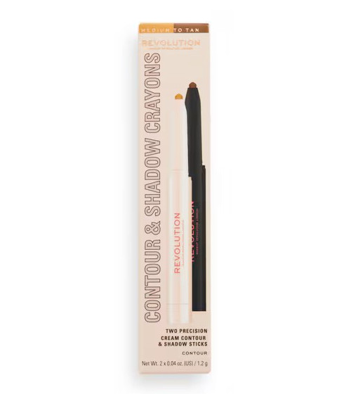 Revolution Contour & Shadow Crayons Medium to Tan