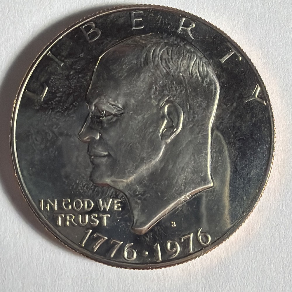 1976-S Eisenhower Dollar PROOF Clad IKE US Mint Coin! "Type II"