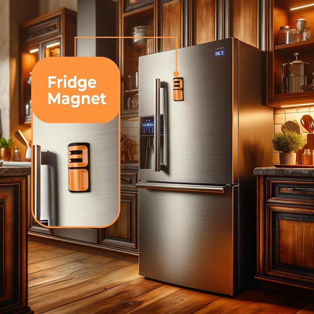 Orange Ninja Versatile Sharpening Bundle – All-In-1 Sharpener for Lawn Mower Bla