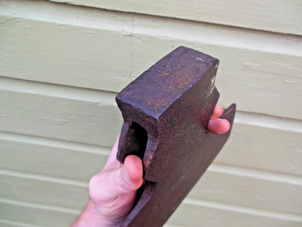 Huge 7 Pound 13" Blade Hewing Logging Axe Unmarked TRUE TEMPER ? Kelly Works