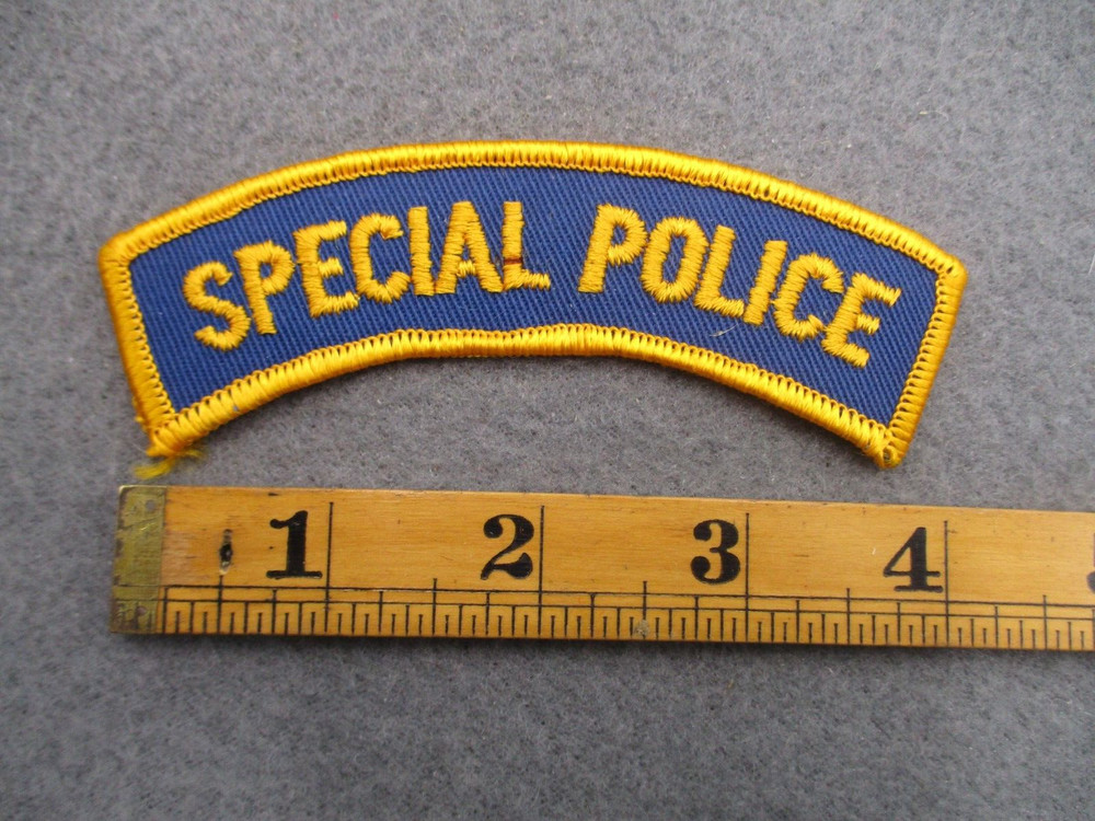 Vintage Special Police Tab Patch J9