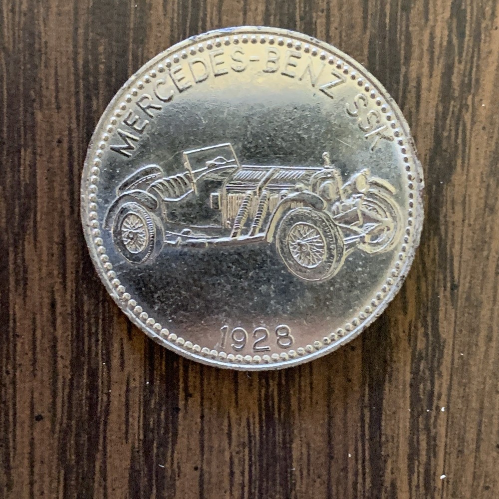 1928 Mercedes Benz SSK Shell Token