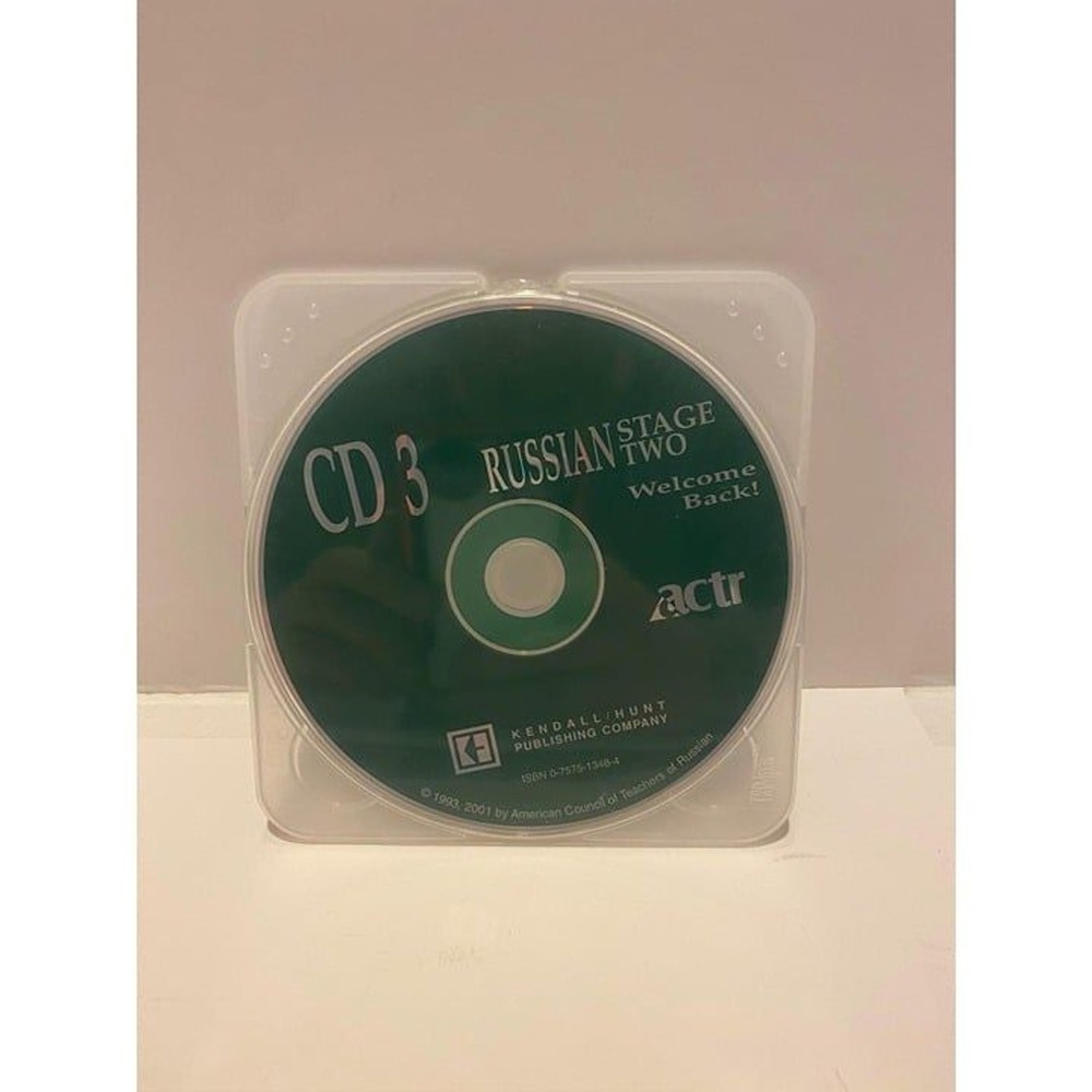 Russian Stage 2 Language Learning Course by Kendall-Hunt Publishing CD