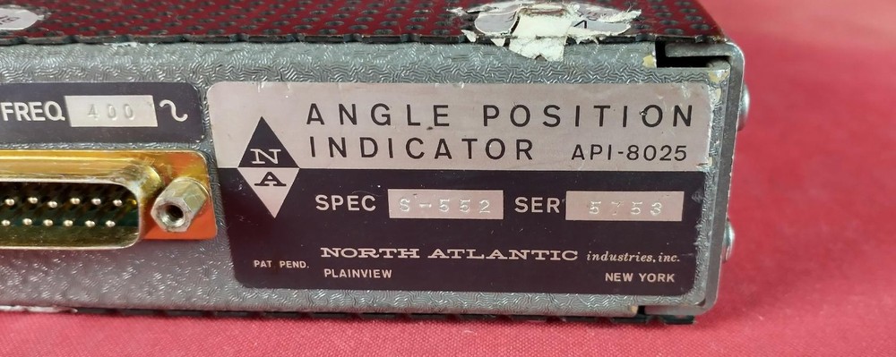 North Atlantic API-8025 5753 Angle Position Indicator