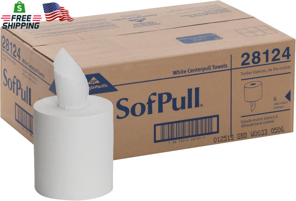 Georgia-Pacific Sofpull Centerpull Regular Capacity Premium Paper Towel, White,
