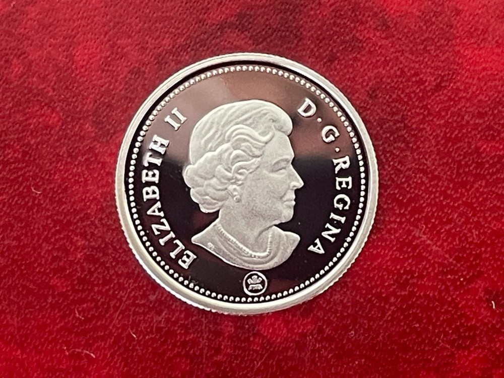 CANADA 2010 PROOF SILVER 25 CENTS-UNCIRCULATED