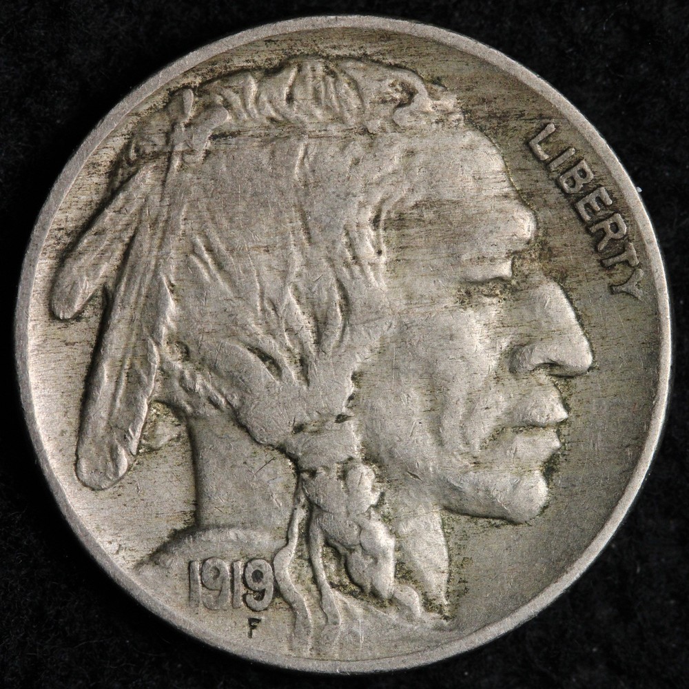 1919 Buffalo Nickel AU E211 DGHU