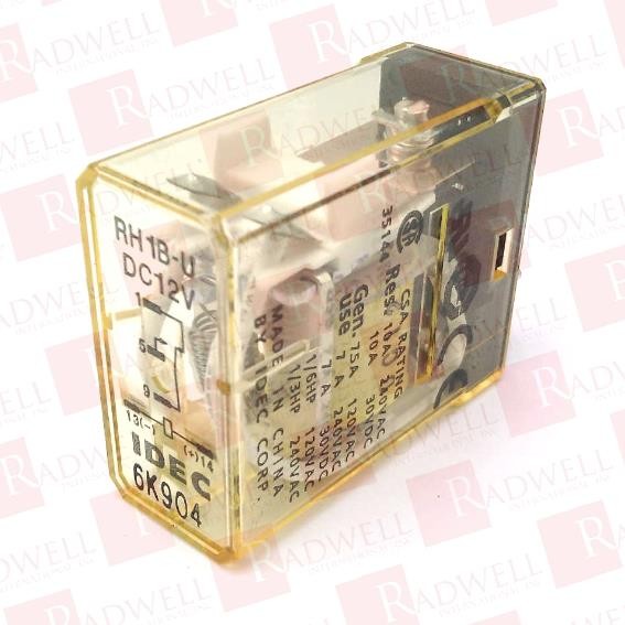 IDEC RH1B-UDC12V / RH1BUDC12V (USED)