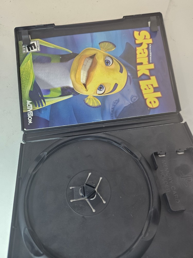 ps2 shark tale case and manual only NO GAME