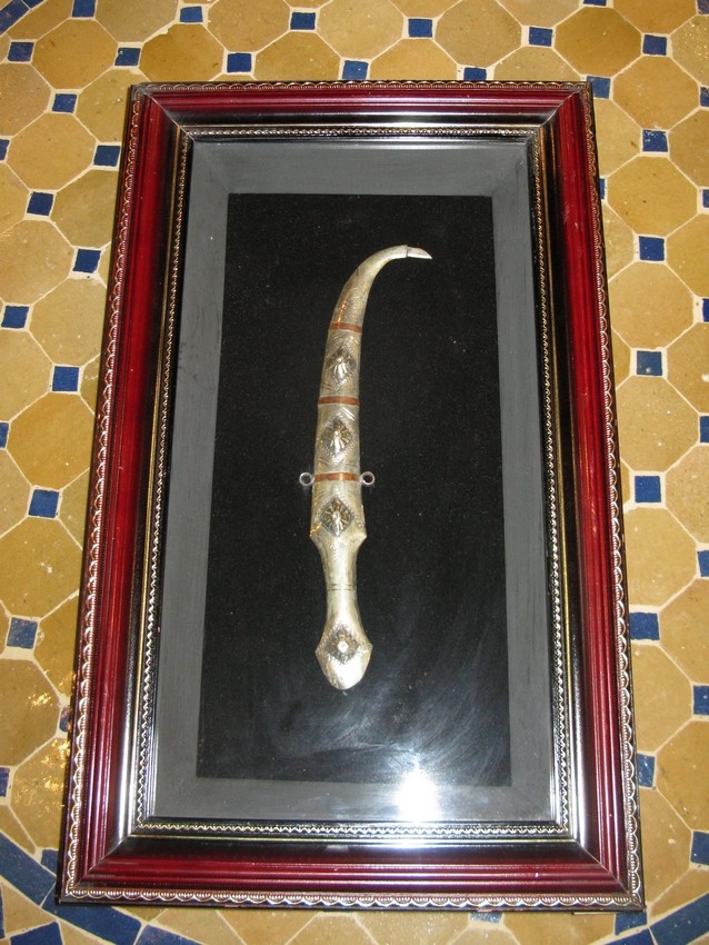 Moroccan decorative dagger-Wall hanging ancient silver decorative dagger-Dagger