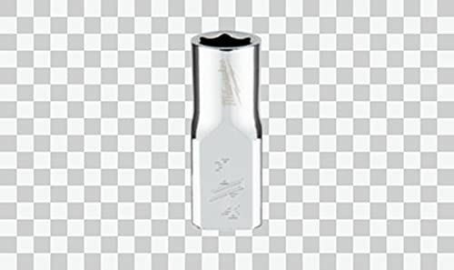 SOCKET 6-PT CHROME 1/4INX1/4IN