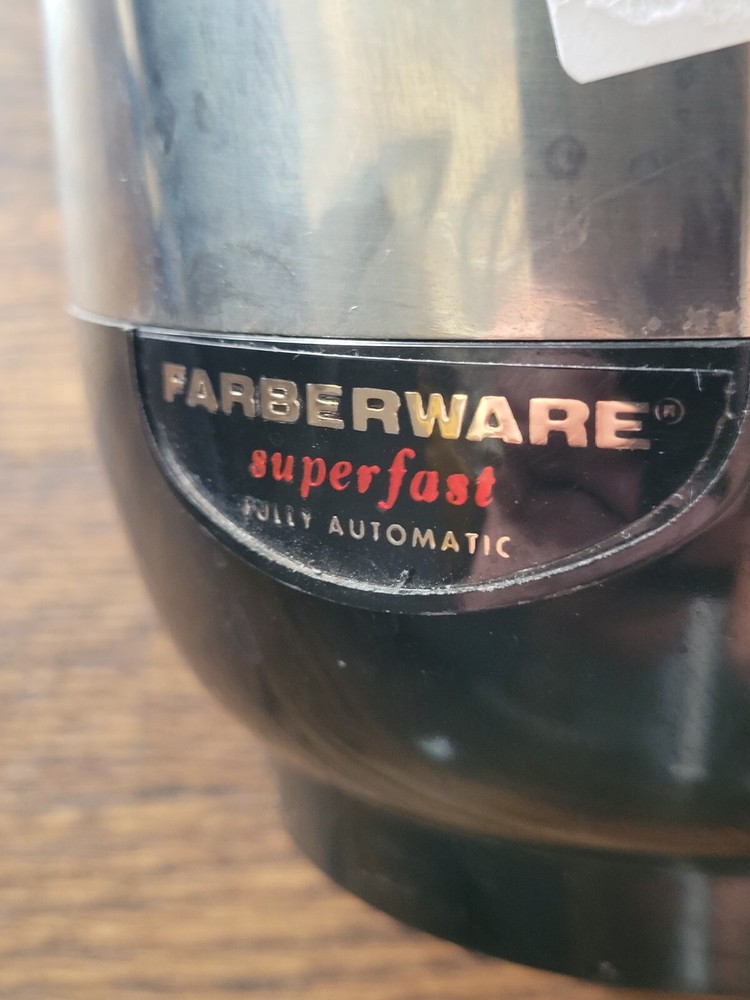 Farberware Superfast Fully Automatic Vintage 12 Cup Percolator Tested & Working