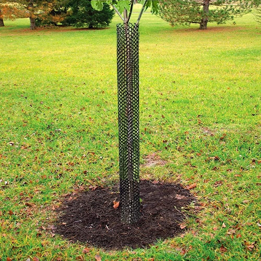 Mesh Tree Trunk Protectors, 6 Pack 40 Inches Tree Bark Protector Guard with Z...