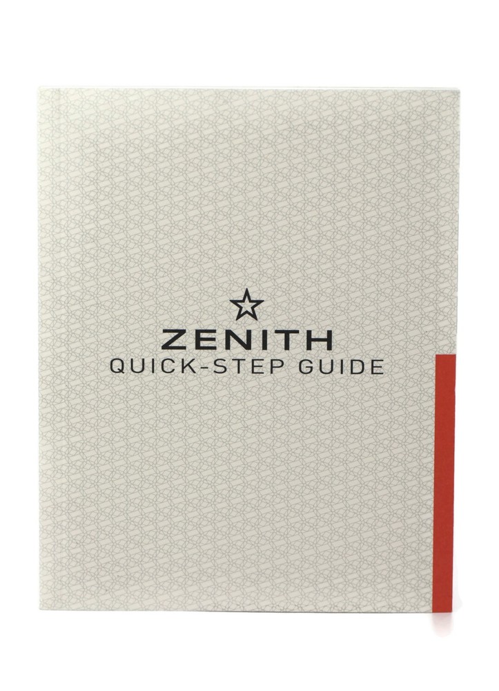 Zenith Quick Step Guide Booklet Manual