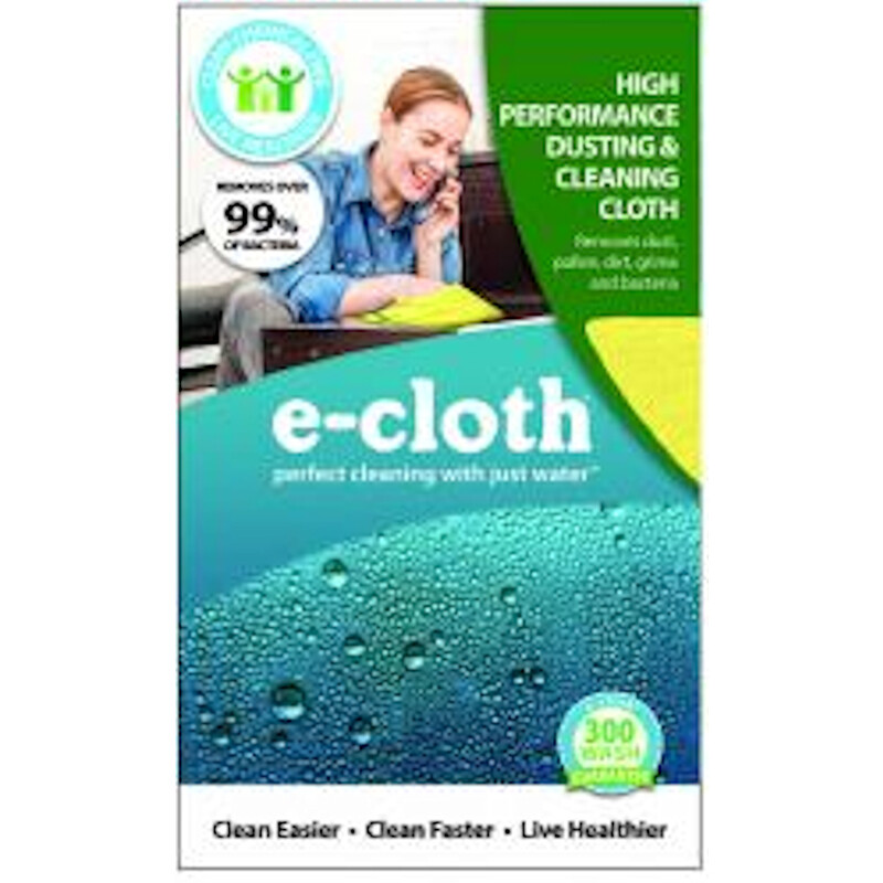 E-Cloth 10619S High Performance Microfiber Dusting Cloth 12.5Lx12.5W in. 5 Pack