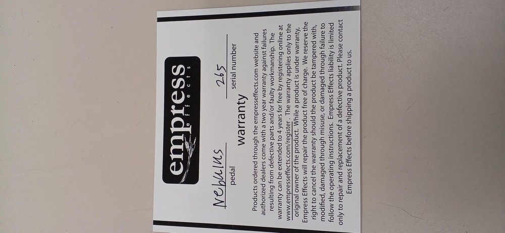 EMPRESS EFFECTS NEBULUS effector