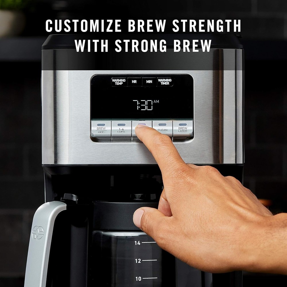 High-Performance 14-Cup Coffee Maker - Programmable & Warming Plate Options