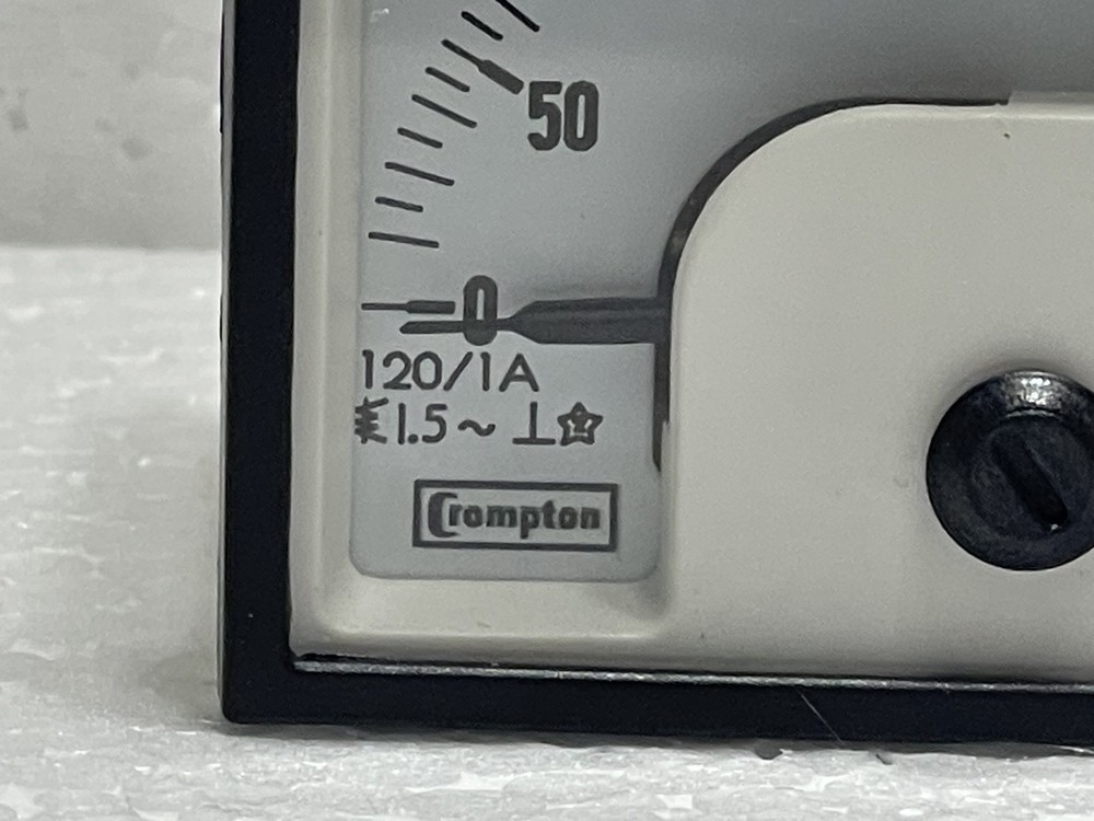 Crompton E242-75AG-SPEC DIN Standard Panel Meters 0/100A