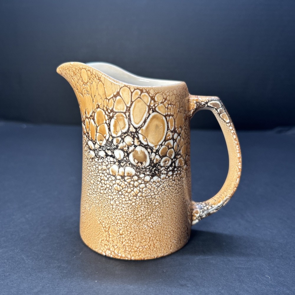 Czechoslovakia Pottery Mini Pitcher Creamer 4 1/2”