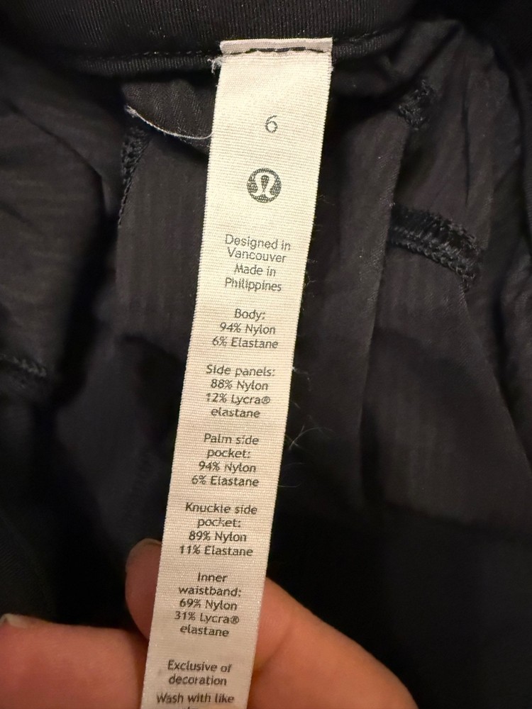 Lululemon 2021 Beyond The Studio Dance Studio Jogger size 6 black 28"
