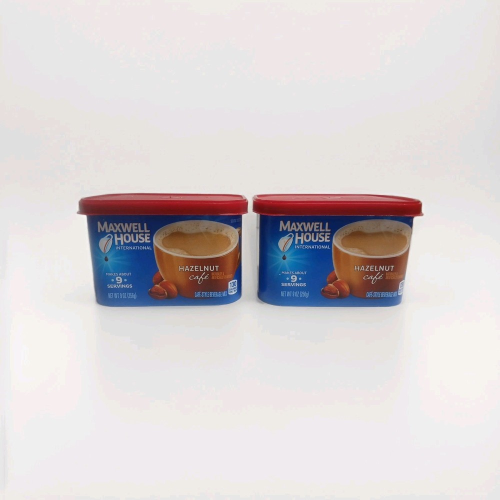 Maxwell House Internanational Hazelnut Coffee Cafe  2  Pack.