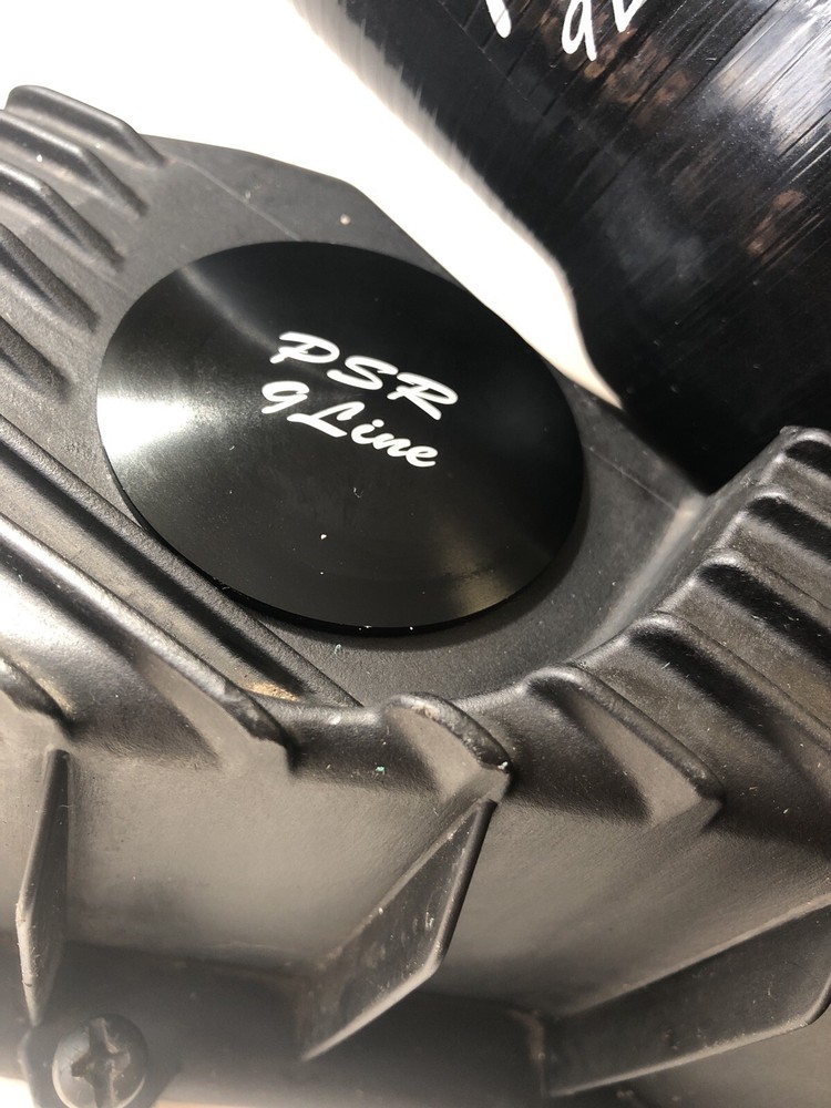 Porsche 997 Resonator Delete Air Box Modification with Black Induction Pipe Plug