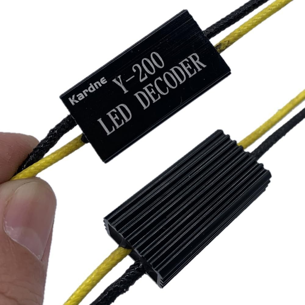 4 Pcs LED Turn Signal Decoder Load Resistors, 10W 10Ω Flash Fix Error, Indicato