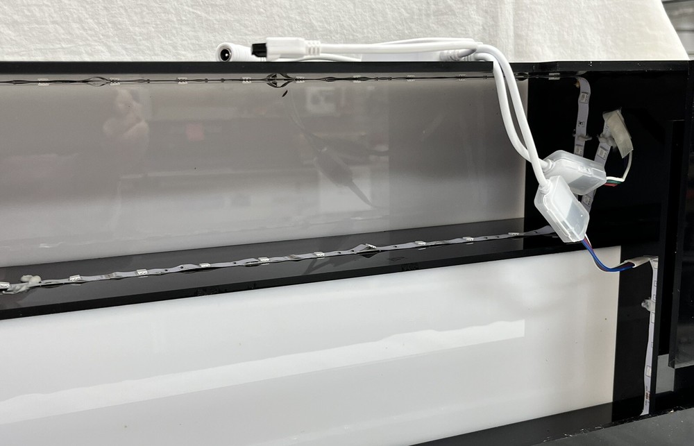 2 LED Liquor Bottle Display Shelves Not Working Please Read