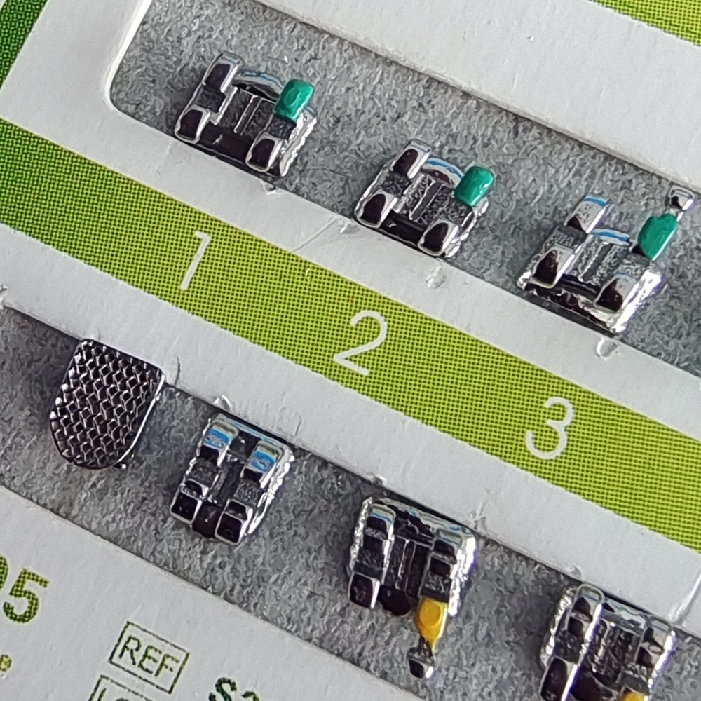 Dental Orthodontic Bracket Braces Mini Roth .022 Hooks 3-4-5