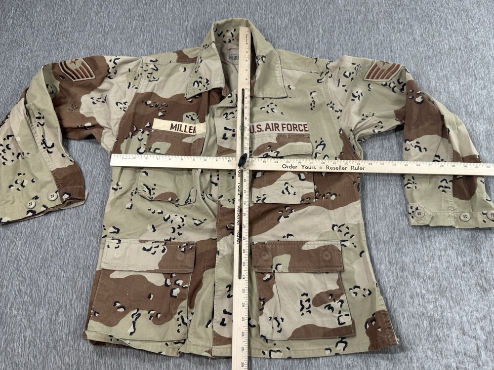 Vintage Coat Desert Camouflage Pattern Combat 1990s Chocolate Chip Medium Short