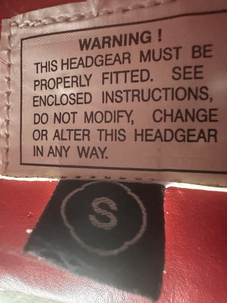 Ringside Master's Competition Headgear Small Red