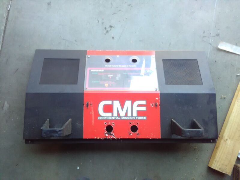 sega confidential mission arcade metal control panel