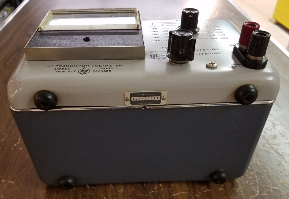 HP 403A AC Transistor Voltmeter, Agilent Keysight
