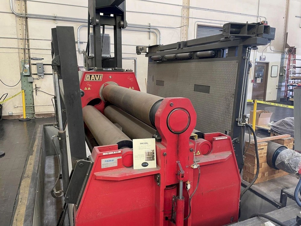 Davi MCB 3045 1.5" x 10' CNC Plate Roll w/ Leonardo Systems Controller