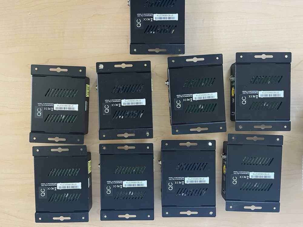 (9) Binary B-540-EXT-230-IR Transmitter 4K HDMI Extender Power Supply  CAT 5/6