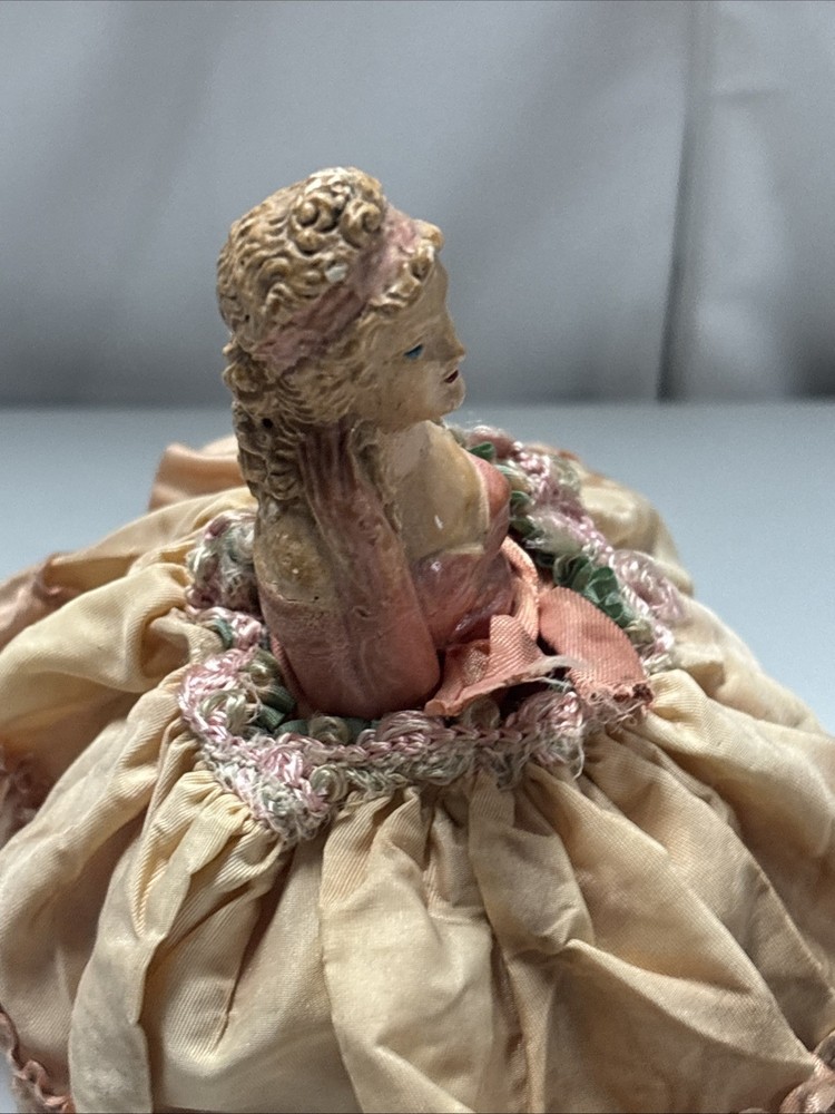 vintage half doll pin cushion