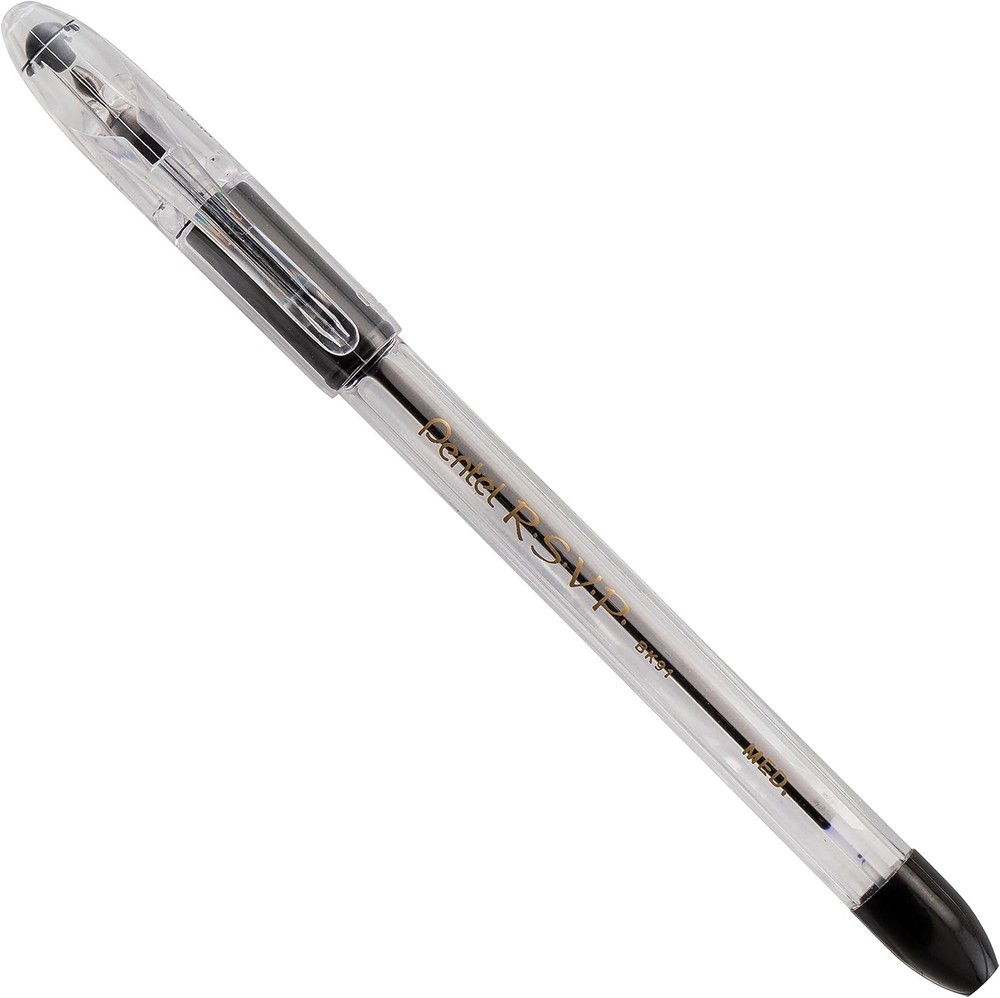 RSVP Ballpoint Pen, Medium Line, Bla Ink