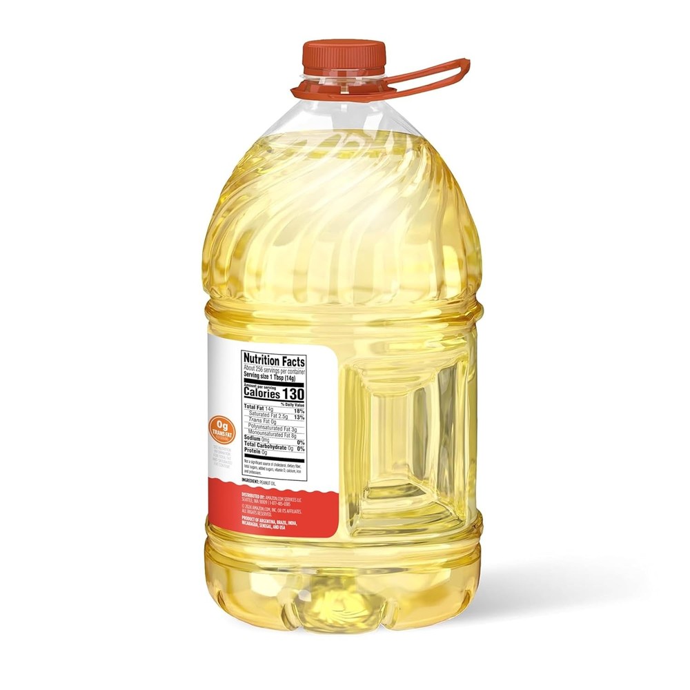 Amazon Grocery, Peanut Oil, 128 Fl Oz