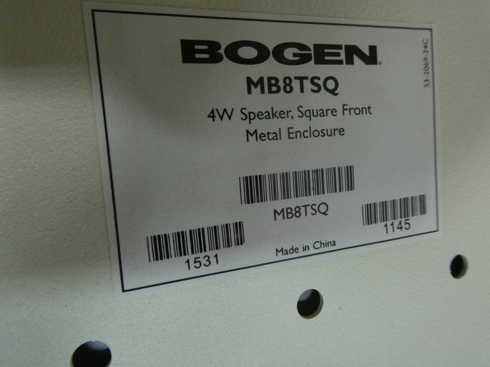 Bogen MB8TSQ MB8TSL 4w Speaker