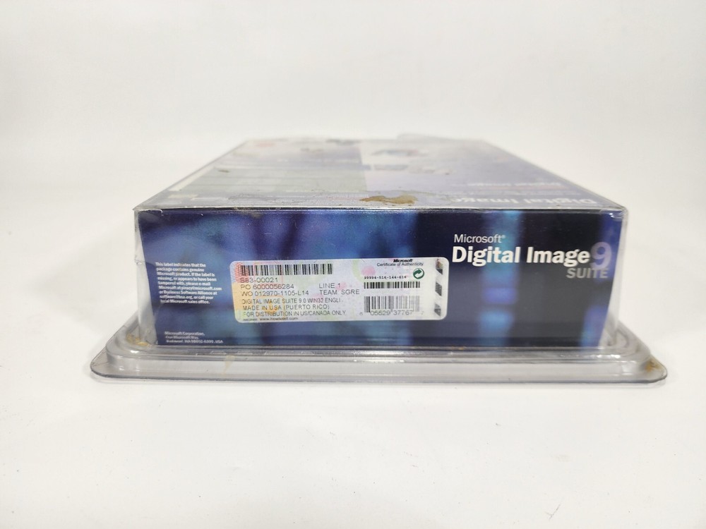 Microsoft Digital Image Pro 9 Suite for Windows XP, 2000, ME, 98 ~ SEALED